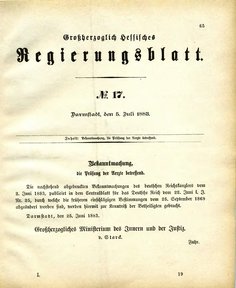 Grossherzoglich Hessisches Regierungsblatt 1883.djvu # 66