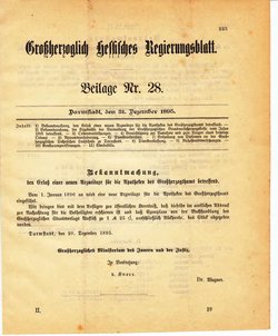 Grossherzoglich Hessisches Regierungsblatt 1895.djvu # 449