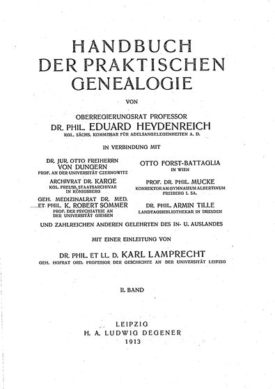 Handbuch Genealogie 2.djvu # 2