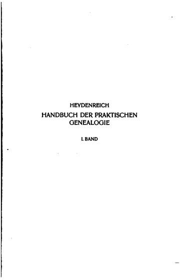 Handbuch der praktischen Genealogie.djvu # 1