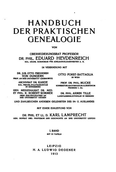Handbuch der praktischen Genealogie.djvu # 5