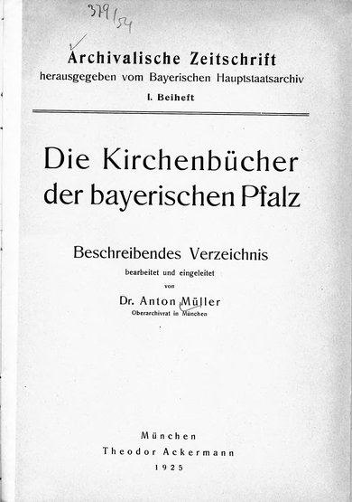 MUELLER-KB-Pfalz-1925.djvu # 1