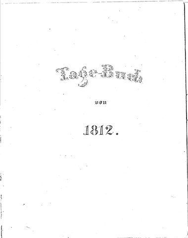 Tagebuch 1812 Ernst von Baumbach.djvu # 1