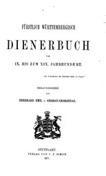 Wuerttemberg-Dienerbuch.djvu # 1